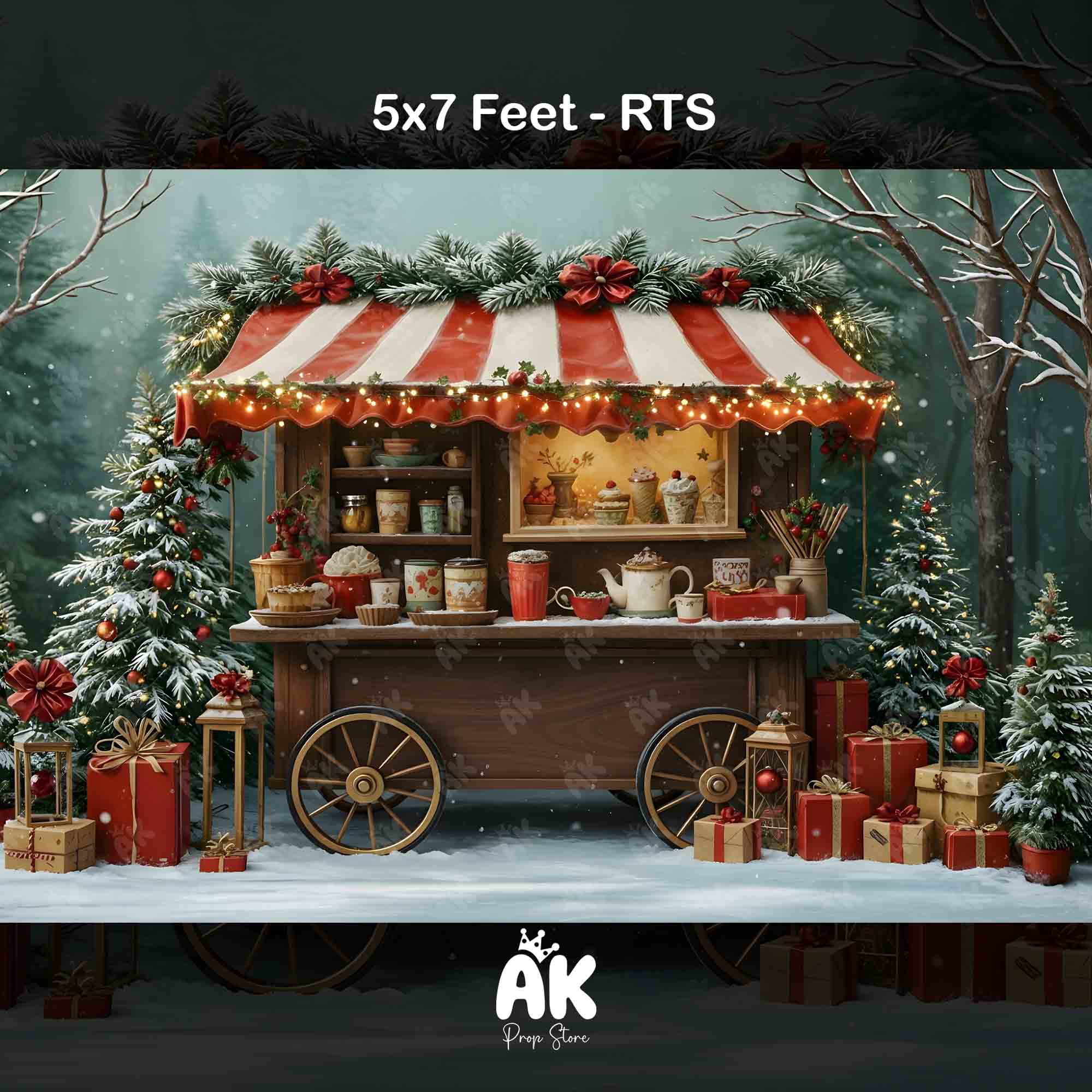 Festive Stall 5x7 Feet