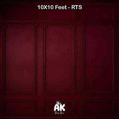 Red Wall Portrait 10x10 Red Wall Portrait 10x10