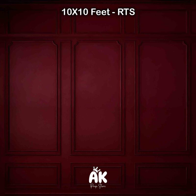 Red Wall Portrait 10x10 Red Wall Portrait 10x10