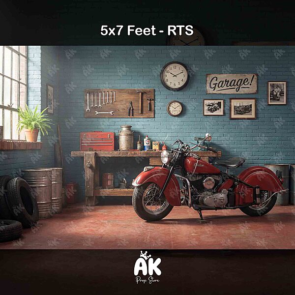 Classic Rider Garage -  5x7 Feet