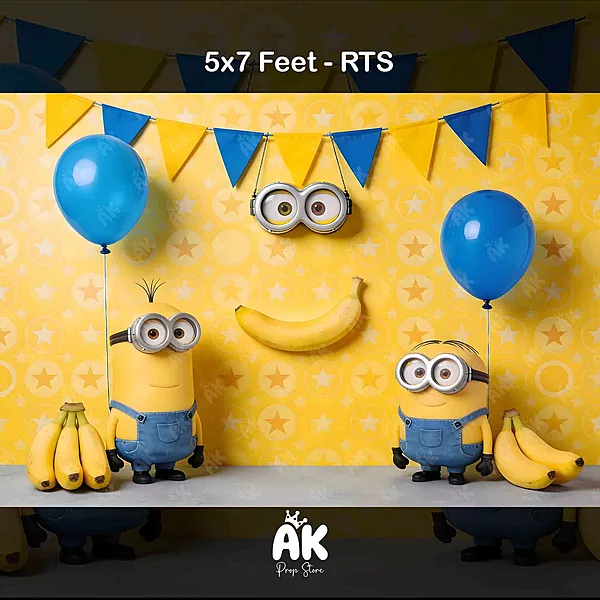 Minion Fun -  5x7 Feet