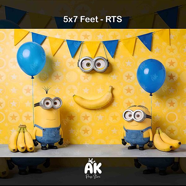 Minion Fun -  5x7 Feet