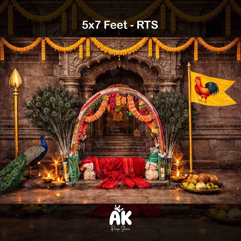 Temple Festival Royale -  5x7 Feet