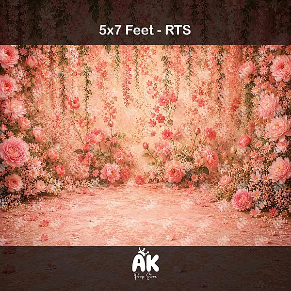 Blush Bloom - 5x7 Feet