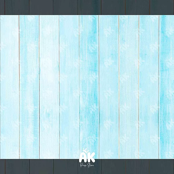 Blue Wood Planks - 4x5 Feet