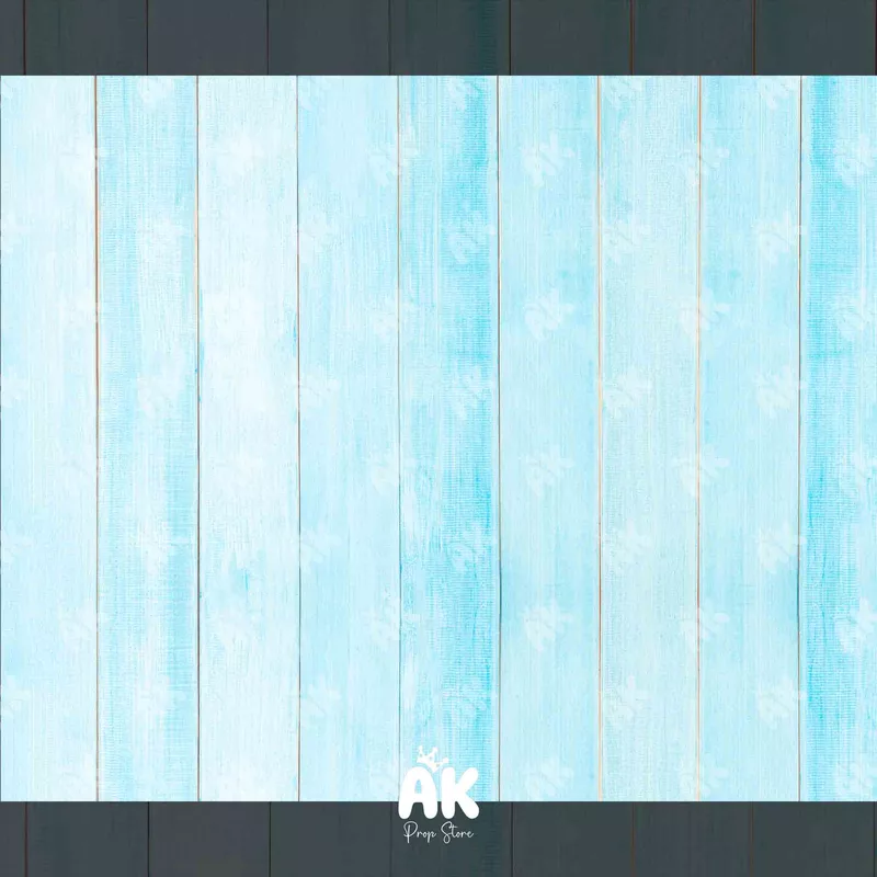 Blue Wood Planks - 4x5 Feet