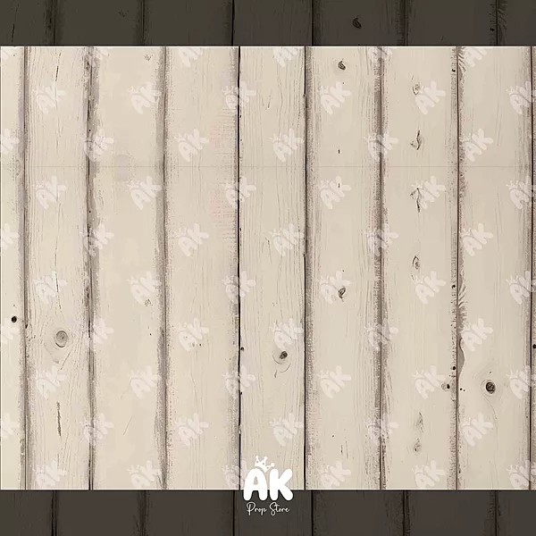 Cream Wood Planks - 4x5 Feet (PRE-ORDER)