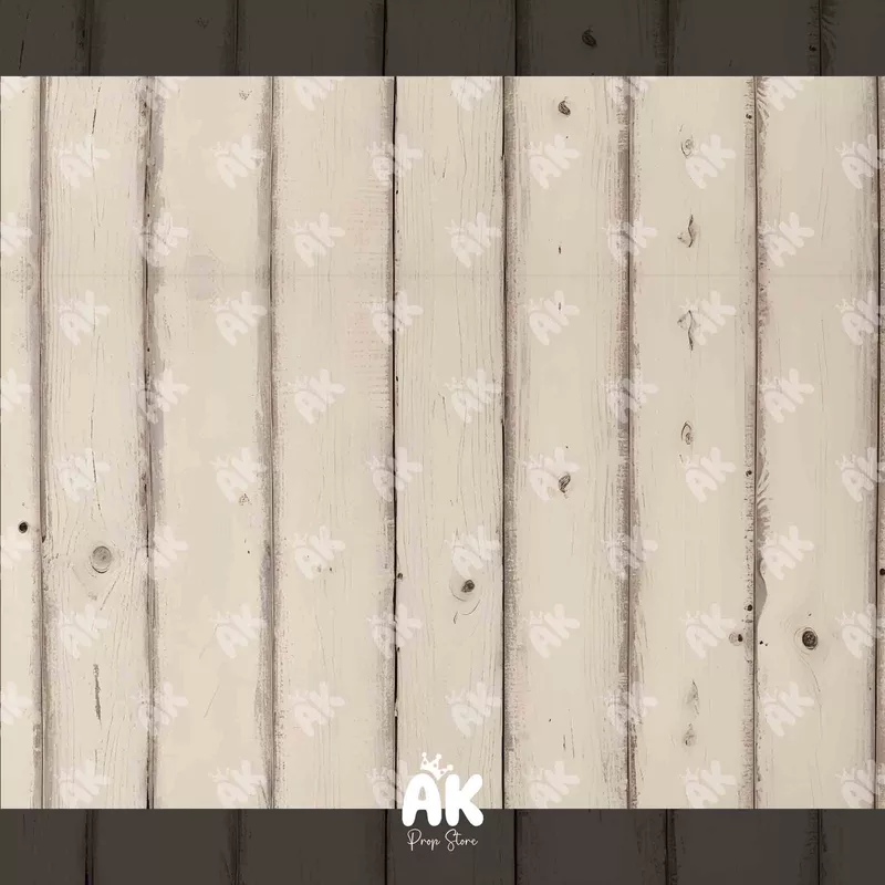 Cream Wood Planks - 4x5 Feet (PRE-ORDER)