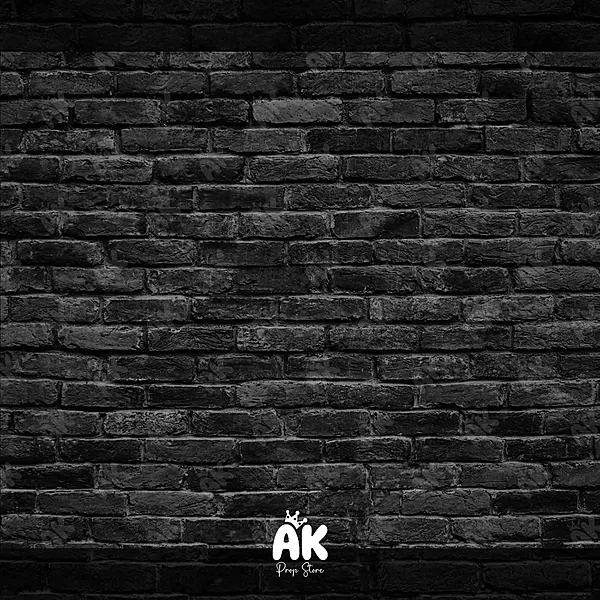 Dark Brick Wall - 4x5 Feet