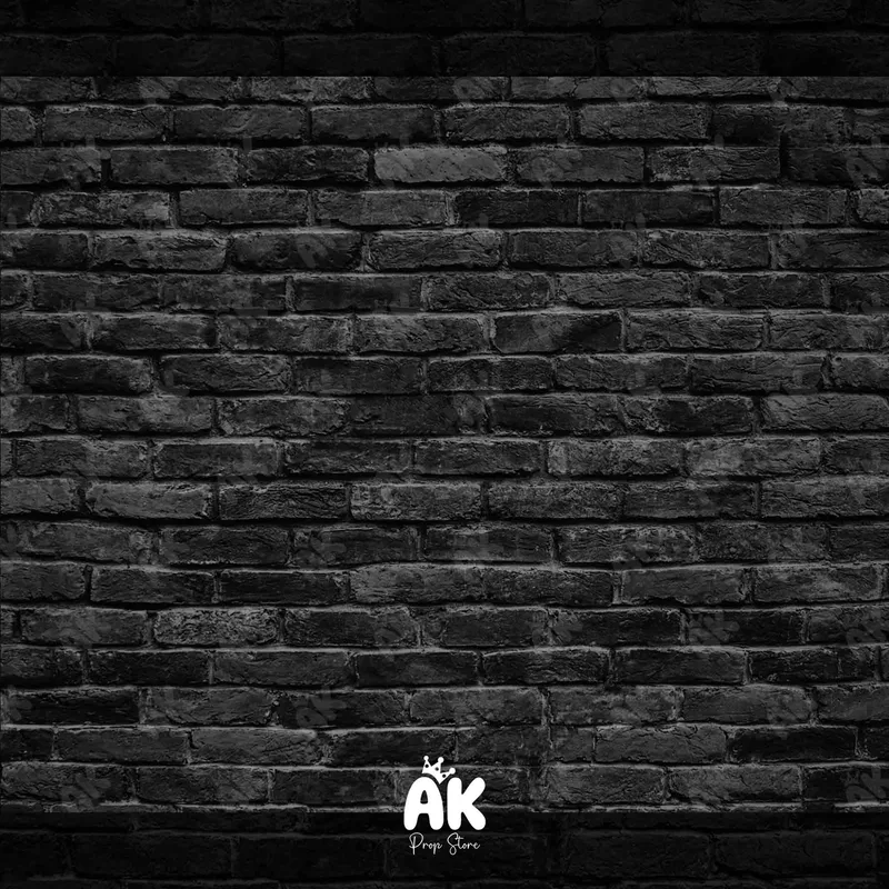 Dark Brick Wall - 4x5 Feet