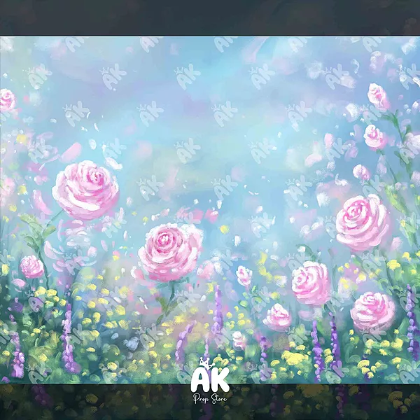Dreamy Roses - 4x5 Feet