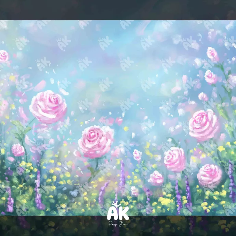 Dreamy Roses - 4x5 Feet