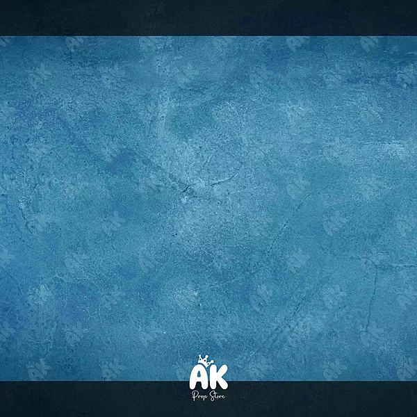 Rough Blue Wall- 4x5 Feet
