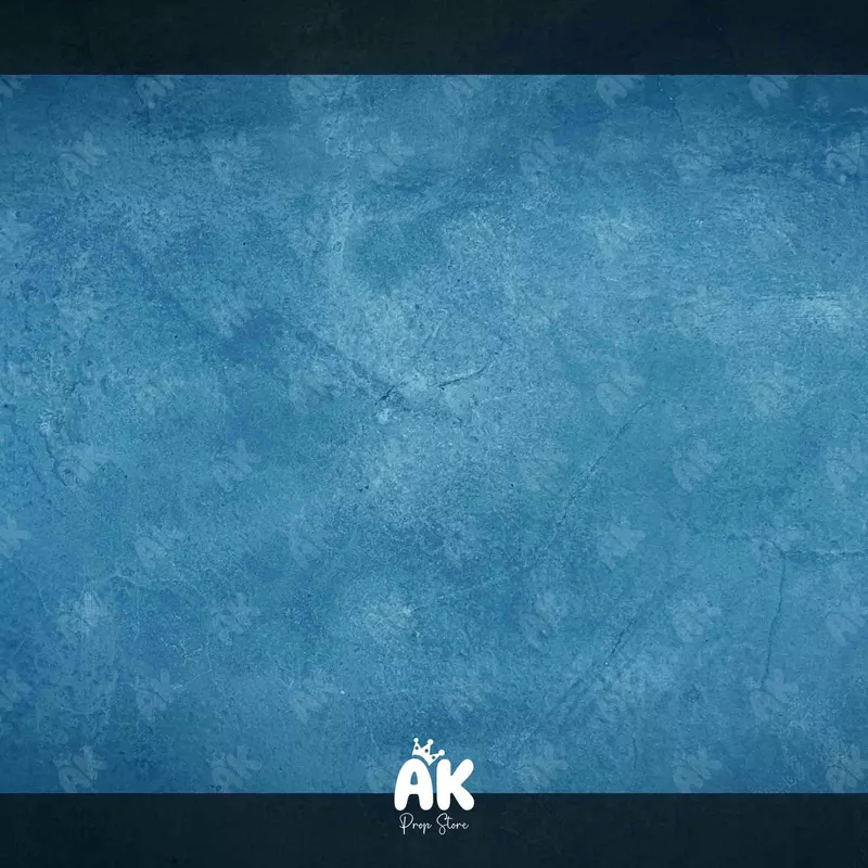 Rough Blue Wall- 4x5 Feet
