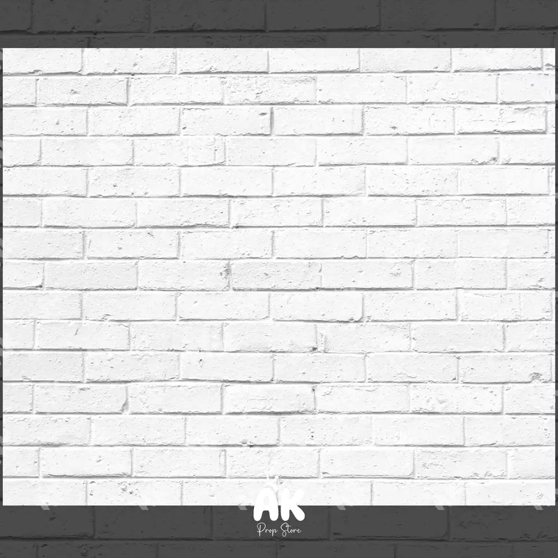 White Brick Wall - 4x5 Feet