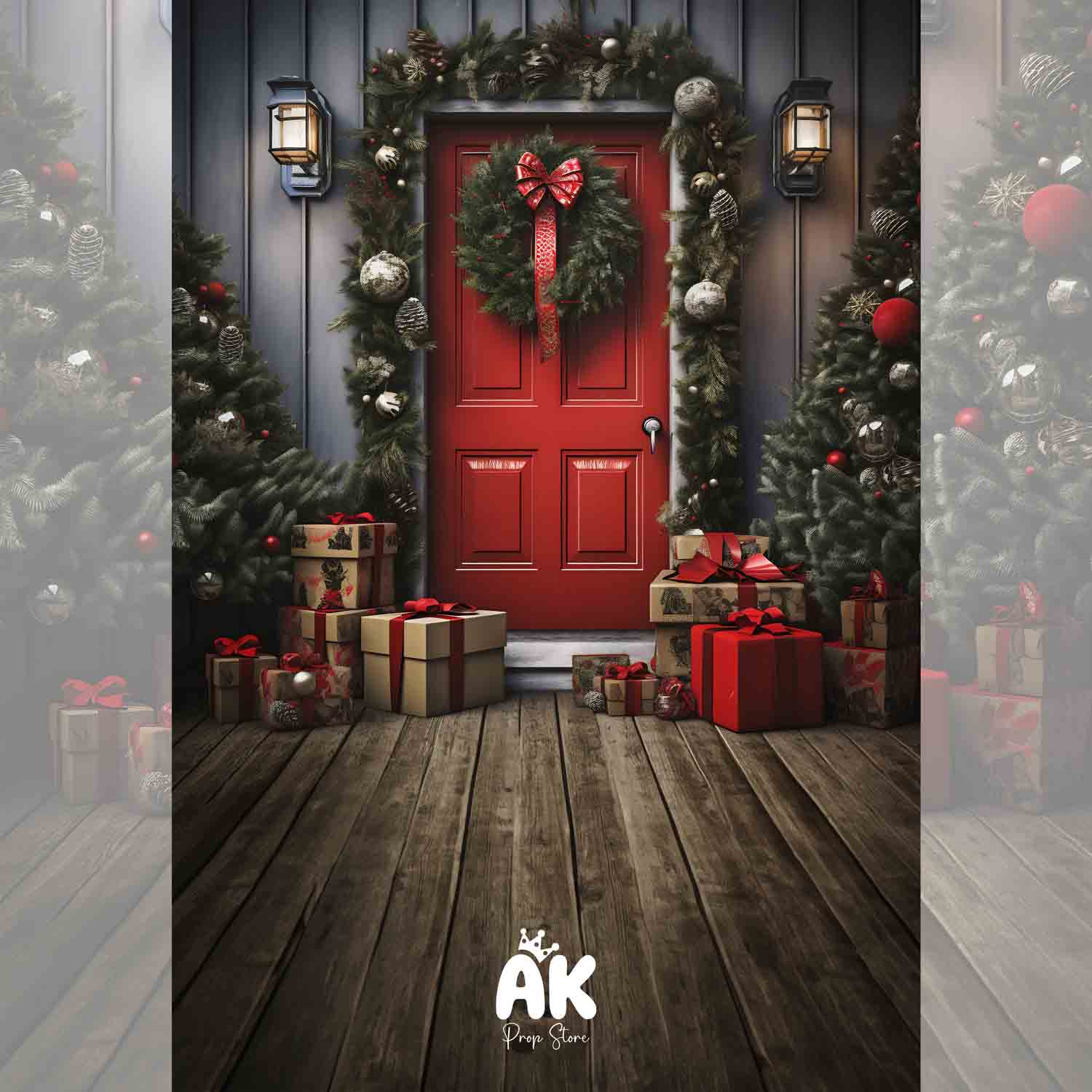 Christmas Red Door