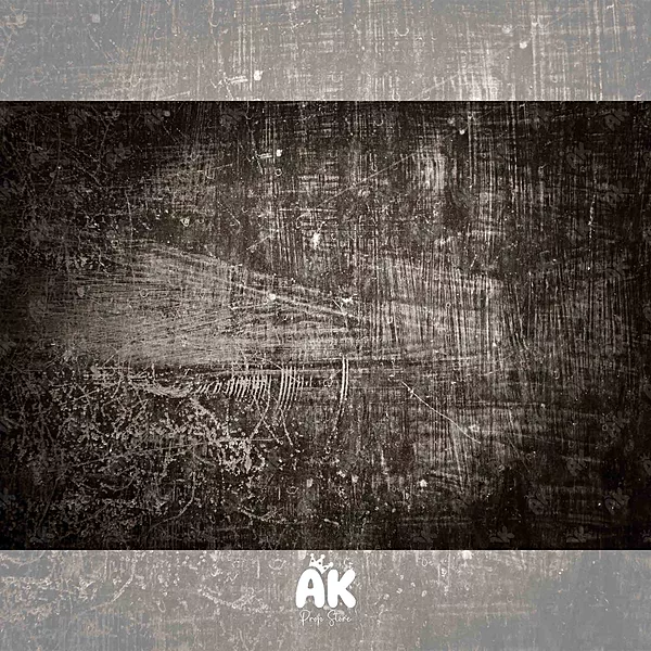 Black Grunge Wall - 4x5 Feet