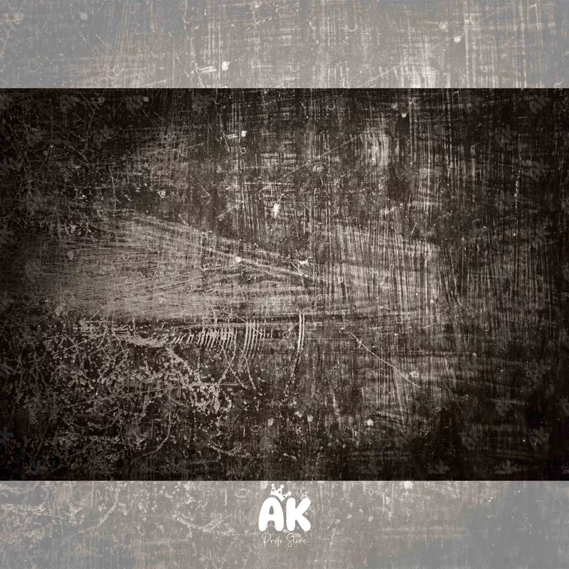 Black Grunge Wall - 4x5 Feet