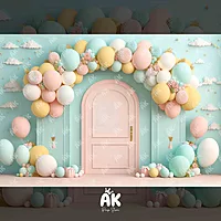 Cloudy Balloon Door