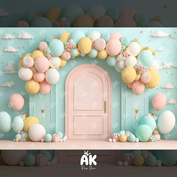 Cloudy Balloon Door