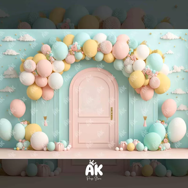 Cloudy Balloon Door