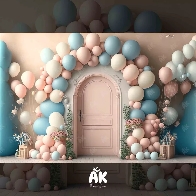 Pink Balloon Door