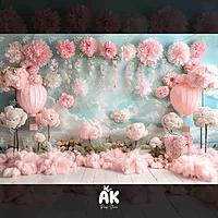 Pink Balloon Garland