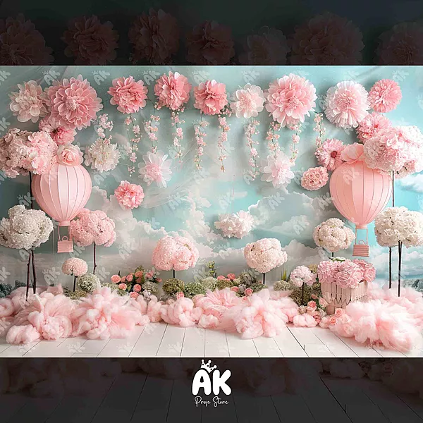 Pink Balloon Garland