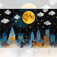 Superhero Night Sky
