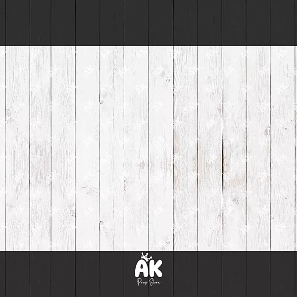 Rustic White Wood Planks
