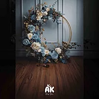 Blue Floral Ring portrait