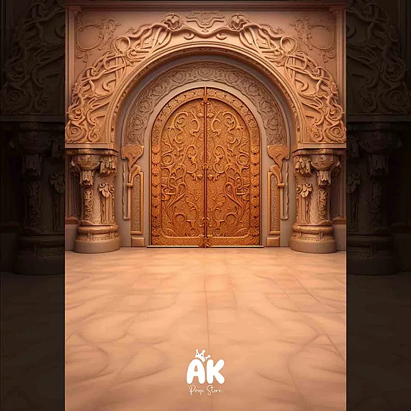 Golden Palace Door Portrait