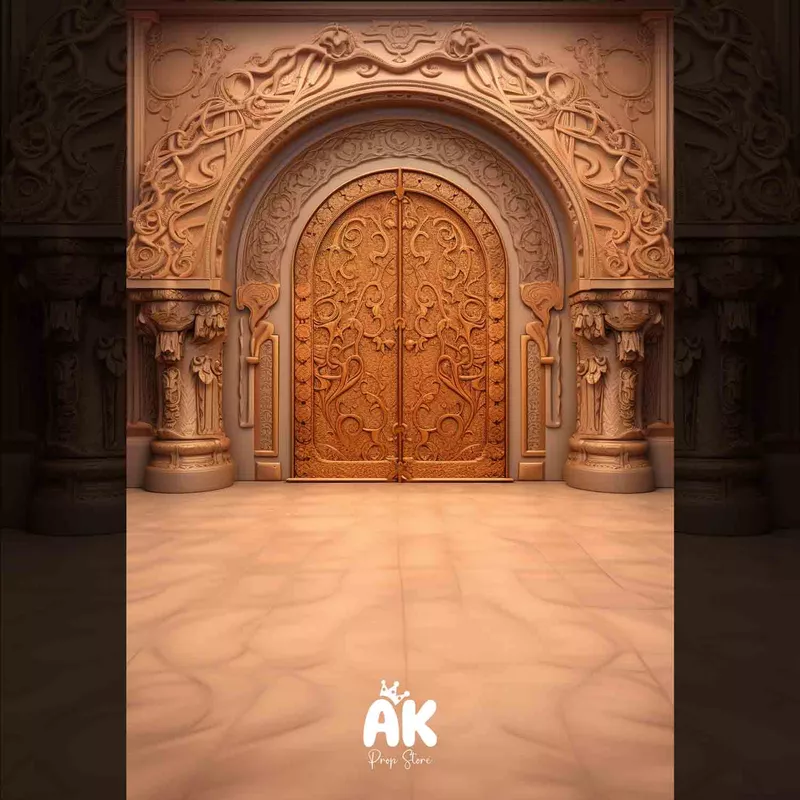 Golden Palace Door Portrait