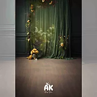 Green Drape Florals