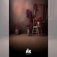 Mauve Ladder Wall Portrait