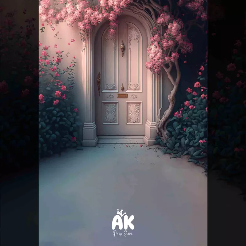 Pink Doorway Portrait