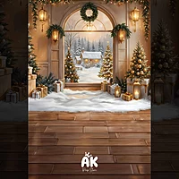 Christmas Archway Portrait