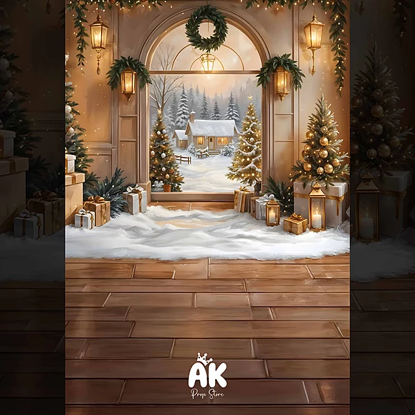 Christmas Archway Portrait