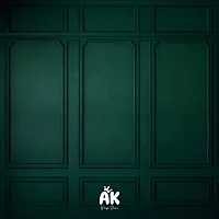 Emerald Wall Portrait