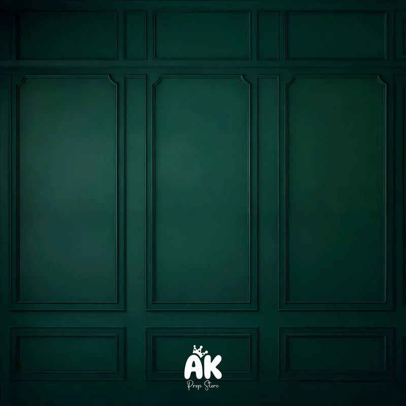 Emerald Wall Portrait