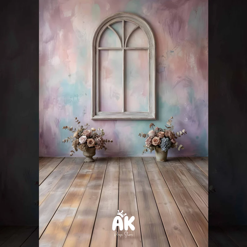 Pastel Window Portrait