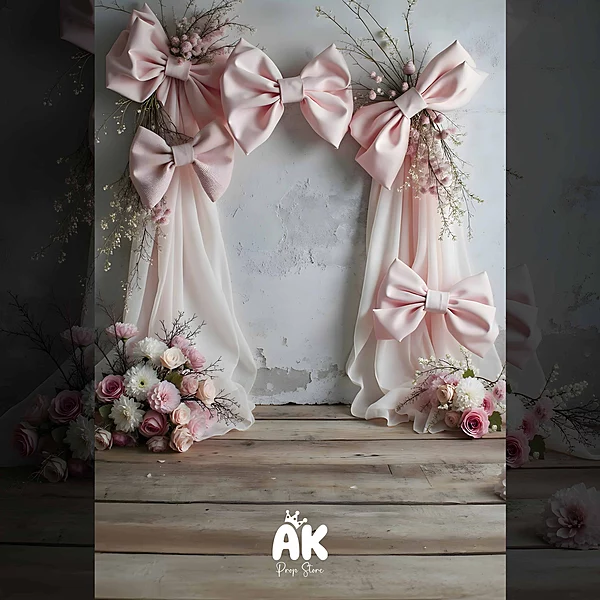 Pinky Bow Wall 10x10