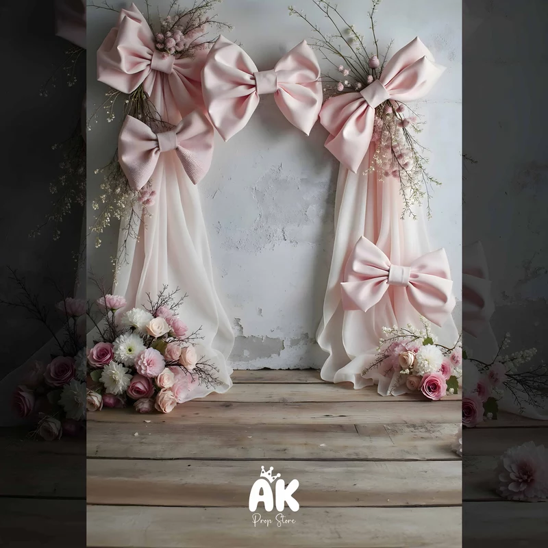 Pinky Bow Wall 10x10