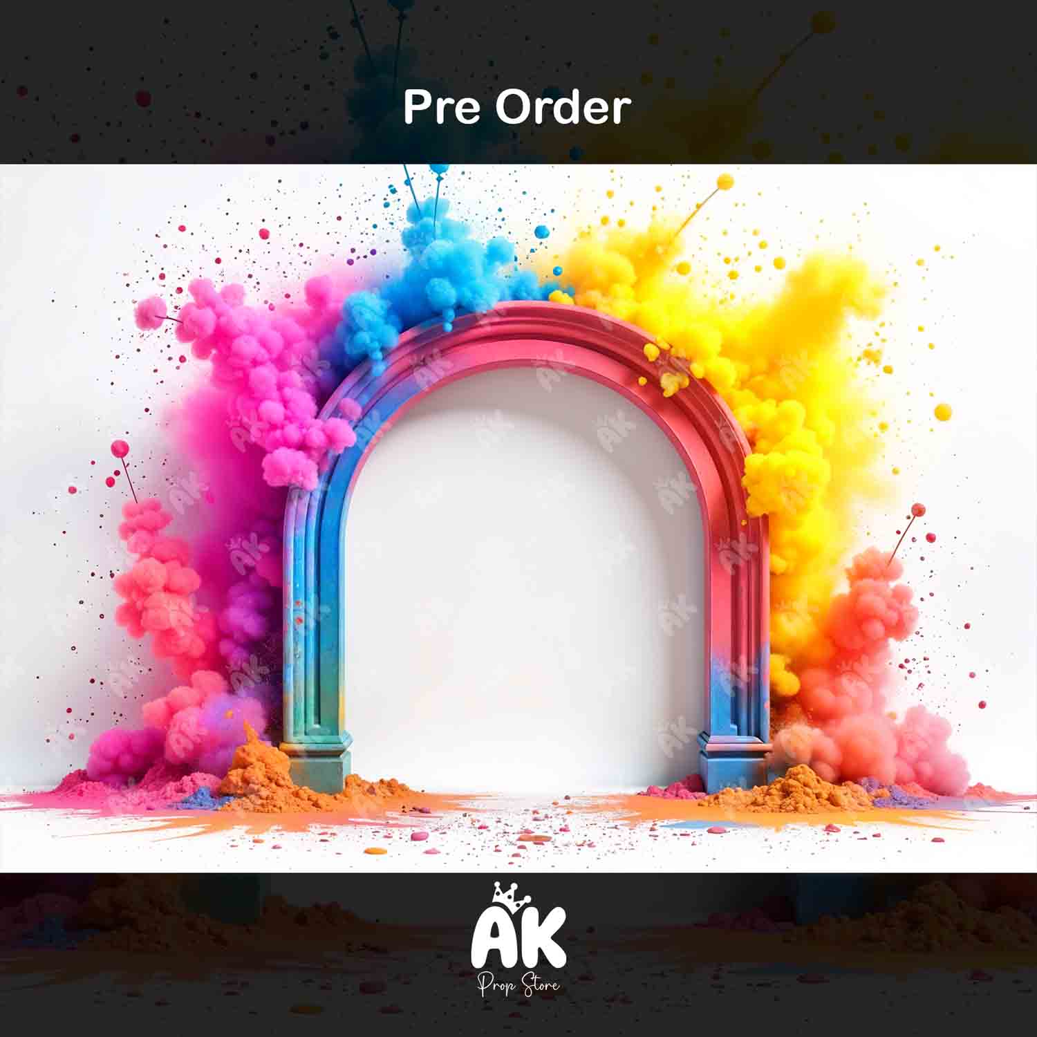 Holi Backdrop - Type 1 (PRE-ORDER)