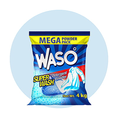 WASO | Super Wash Detergent Powder 4KG