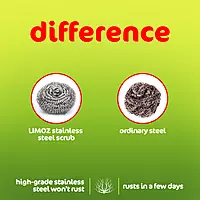 LIMOZ | Stainless Steel Scrub 11G (Pack of 12)