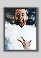 Sri Ramakrishna in Samadhi - Painting by Swami Tadatmananda