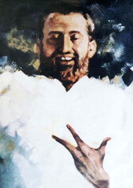 Sri Ramakrishna in Samadhi - Painting by Swami Tadatmananda