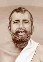 Sri Ramakrishna - Meditation Bust Photo