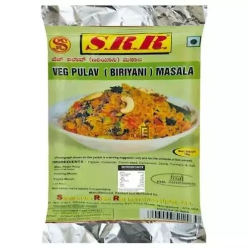 SRR Veg Pulav | Biriyani Masala- 50g